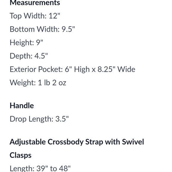 Portland Leather Mini Crossbody Tote - Honey - Picture 10 of 10